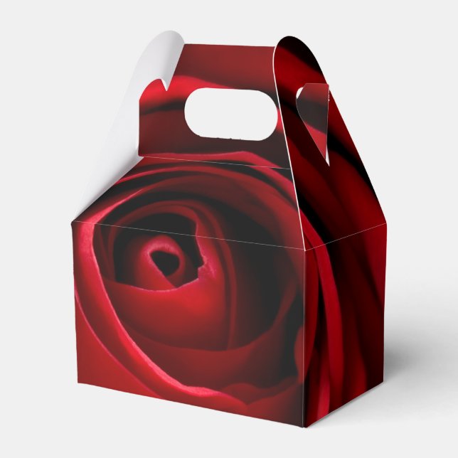 Caixa de Favoritos Gable da rosa vermelha (Frente)