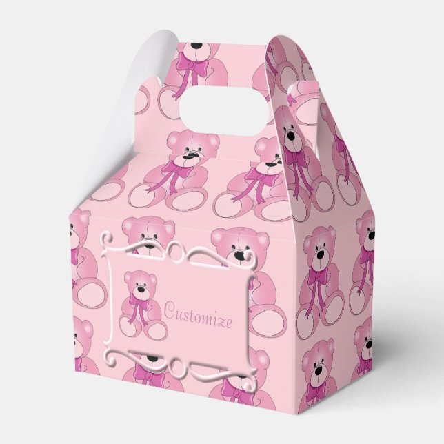 Caixa de Favoritos Gable do Urso Rosa-Rosa-Rosa-Ro (Frente)