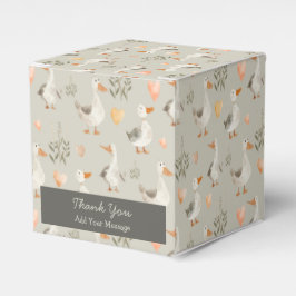 Caixa de Favoritos Gansos de Aquarela Bonita e Obr