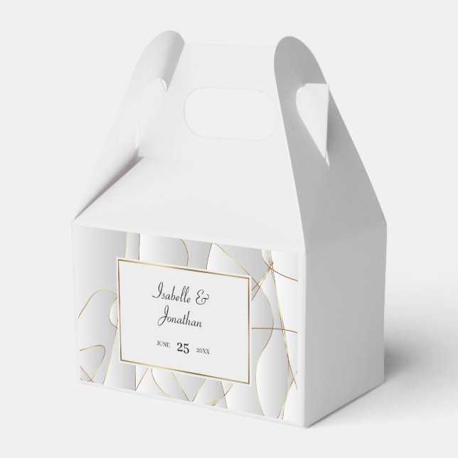 Caixa de Favoritos Linhas de Ouro de Luxo (Frente)