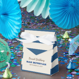 Caixa de Favoritos marinho Azul e Bar Prateado Mit