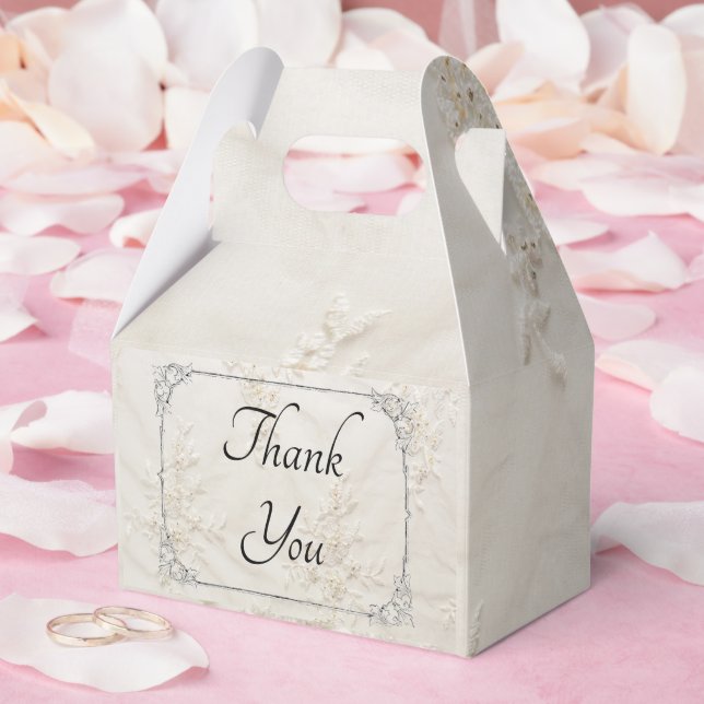 Caixa de Favoritos para Casamento de Locais Bordad (Casamento)