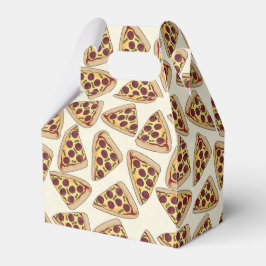 Caixa de favoritos para festa de pizza