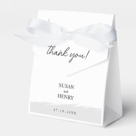 Caixa de favoritos para o casamento | Preto e bran