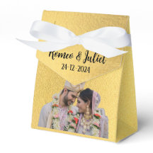 Caixa de Favoritos Personalizada de Casamento com 