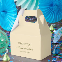 Caixa de Favoritos personalizada do casamento simp
