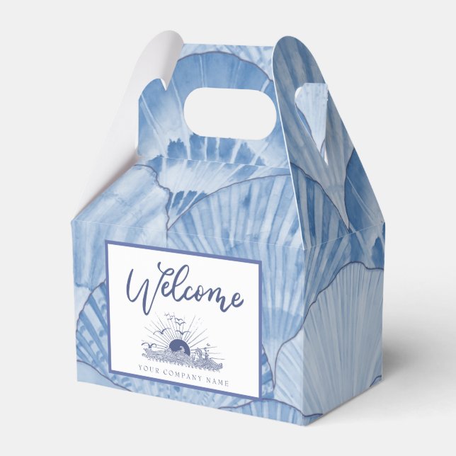 Caixa de Favoritos Personalizados da Seashell de M (Frente)