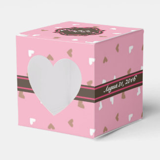 Caixa de Favoritos Personalizados de Casamento Ros