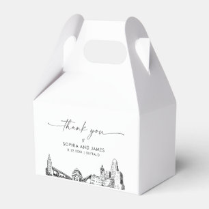 Caixa de Favoritos Personalizados do Casamento de
