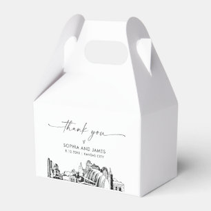 Caixa de Favoritos Personalizados do Casamento de