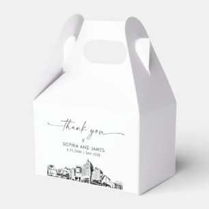 Caixa de Favoritos Personalizados do Casamento de