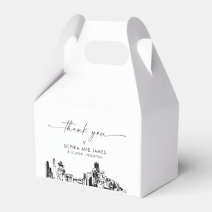 Caixa de Favoritos Personalizados do Casamento Hou