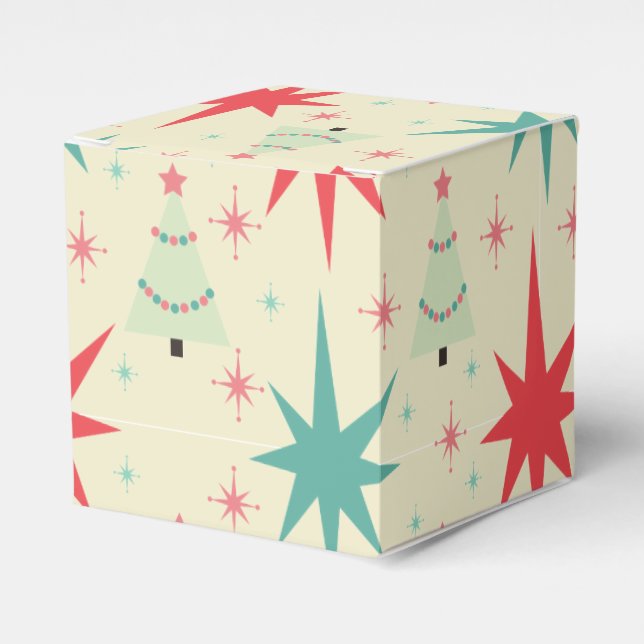 Caixa de Favoritos Retro Natal dos anos 50 (Frente)