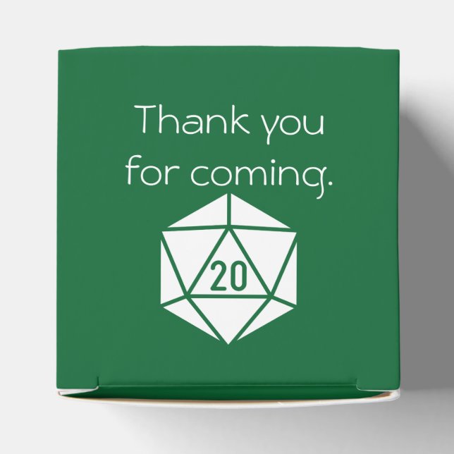 Caixa de Favoritos Tabletop Chic em Verde (Topo)