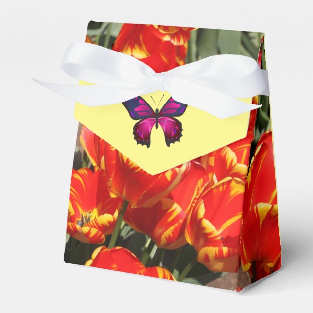 Caixa de Favoritos Tulipas Vermelhas primavera (Frente)
