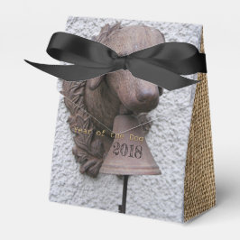 Caixa de Favoritos Vintage Dog Bell com Key Dog Ye