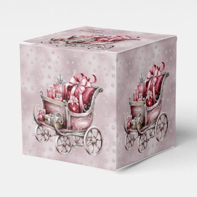 Caixa de Feriado de Natal com presentes (Frente)