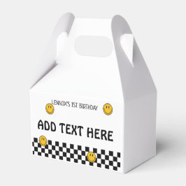 Caixa de Gable do primeiro aniversario Personaliza