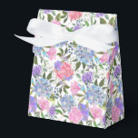 Caixa de Guloseimas de Festa com Estampa de Hortên<br><div class="desc">Caixa de lembrancinha de festa é mostrada com uma estampa floral de hortênsia.
Personalize este item ou compre como está.
Dica: Basta adicionar suas ótimas guloseimas e adicionar um laço festivo.</div>