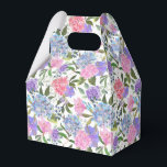 Caixa de Guloseimas de Impressão de Hortênsia para<br><div class="desc">Caixa de lembrancinha é mostrada com uma impressão floral de hortênsia.
Personalize este item ou compre como está.
Dica: Basta adicionar suas ótimas guloseimas e algumas fitas festivas.</div>