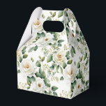 Caixa de Guloseimas Florais<br><div class="desc">Caixa de guloseimas para festa é mostrada com uma linda estampa floral de rosa branca. 
Personalize este item ou compre como está.
Dica: Basta adicionar suas ótimas guloseimas e adicionar um laço festivo.



Imagem Licenciada</div>