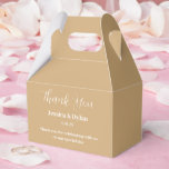 Caixa de guloseimas para festa<br><div class="desc">A caixa de lembrancinhas da festa é mostrada em uma cor de galho.
Personalize este item e mude o texto de exemplo para o seu.
Dica: Basta adicionar suas ótimas guloseimas e adicionar uma fita festiva.</div>