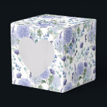 Caixa de guloseimas para festa com estampa de hort<br><div class="desc">Caixa de favor para festa é mostrada com uma estampa floral de hortênsia. 
Personalize este item ou compre como está.
Dica: Basta adicionar suas ótimas guloseimas e algumas fitas festivas.</div>