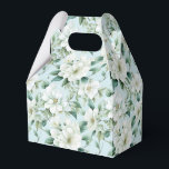 Caixa de Guloseimas para Festa de Floral Branco<br><div class="desc">A caixa de lembrancinhas para festa é mostrada com uma linda estampa floral branca. 
Personalize este item ou compre como está.
Dica: Basta adicionar suas ótimas guloseimas e adicionar uma fita festiva.



Imagem Licenciada</div>