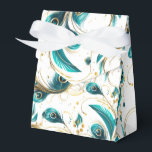 Caixa de guloseimas para festa de penas de pavão<br><div class="desc">Caixa de lembrancinha de festa é mostrada em uma linda estampa de penas de pavão.
Personalize este item e adicione a ele ou compre como mostrado.
Dica: Adicione um adesivo com nomes e adicione alguma fita bonita.






Imagem Licenciada



















Dica: Basta adicionar suas ótimas guloseimas e adicionar alguma fita festiva.</div>