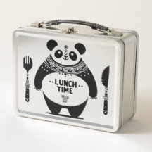 Caixa de Horário do Almoço do Panda - Combustível