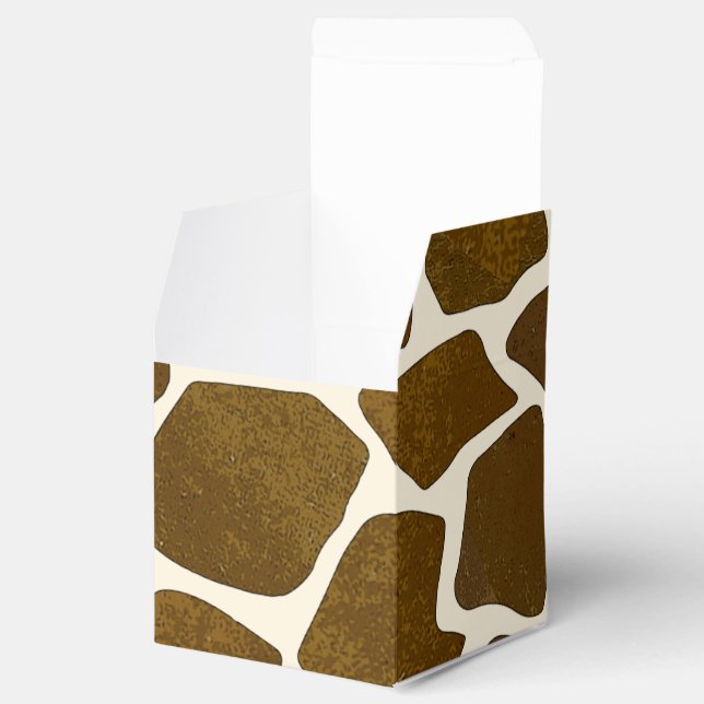 Caixa de Impressão do Girafa Personalizável (Aberto)