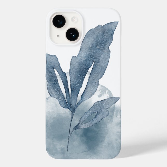 Caixa de iPhone/iPad com Folha Azul Tripla (Verso)
