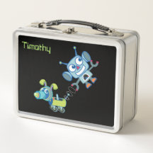 Caixa de Lanche de Aço Inox Robot & Robot Dog