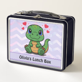 Caixa de Lanche Personalizada do T-Rex Dinossauro