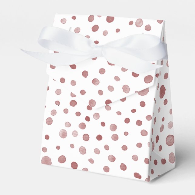 Caixa de Lembrança com Pontos de Aquarela Ruby Con (Frente)