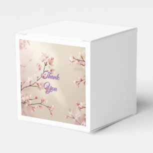 Caixa de Lembrança Personalizada de Flor de Cereje
