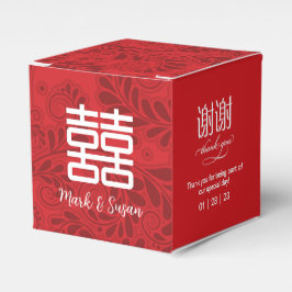 Caixa de Lembrancinha de Casamento Símbolo da Dupl