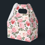 Caixa de Lembrancinha de Rosas Rosas<br><div class="desc">A caixa de lembrancinha da festa é mostrada com uma adorável estampa de rosas rosa. 
Personalize este item ou compre como está.
Dica: Adicione seus presentes e uma fita festiva.



Imagem Licenciada</div>