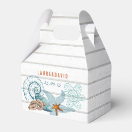 Caixa de Lembrancinhas de Casamento Nautical Beach