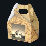 Caixa de Oferta de Algodão Cosmos<br><div class="desc">Um mapa antigo,  uma cabana,  um logo</div>