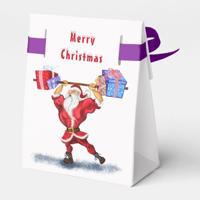 Caixa de Papais noeis de Criador de Porte do prese (Verso)