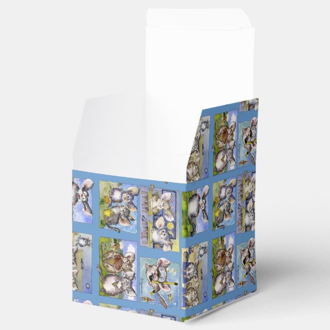 Caixa de Papel Chinchillas Engraçado (Aberto)