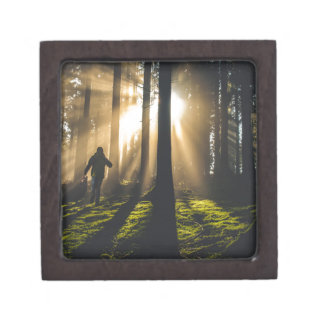 Caixa De Persentes Premium caminhar na floresta