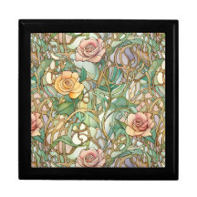 Art Nouveau rosas cor-de-rosa