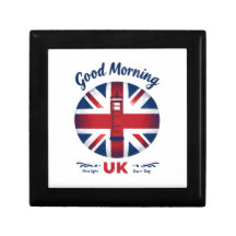 Bom dia Reino Unido - Union Jack & London Phone Bo