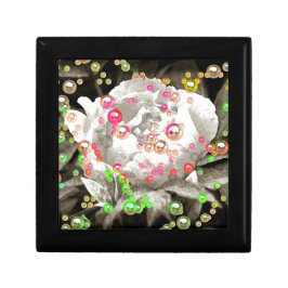 Caixa De Presente Bubbles Pink e Yellow Peony