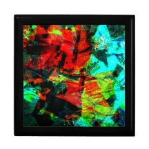 Calm abstrato Jewelry Keepsasasaké,Suave abstrato