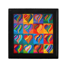 Corações Arco-Íris