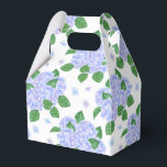 Caixa de Presente da Festa com Impressão de Hortên<br><div class="desc">A caixa de lembrancinha da festa é mostrada com uma impressão floral de hortênsia. 
Personalize este item ou compre como está.
Dica: Basta adicionar seus ótimos presentes e adicionar um laço festivo.</div>