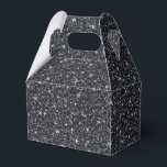Caixa de Presente da Festa Glitter<br><div class="desc">A caixa de favor de festa é mostrada com uma impressão de brilho falso de cor preta festiva.
Perfeita para dar presentes. Personalize este item ou compre como está.
Dica: Basta adicionar seus ótimos presentes e adicionar um laço fofo.




Impressão Licenciada</div>